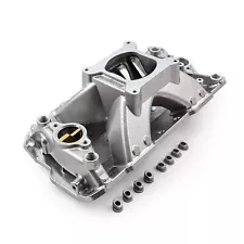 Chevy SBC 350 1957-95 HiRise Intake Manifold [Polished]