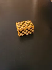 14 Move Yosegi Japanese Puzzle Box by Yoshio Okiyama