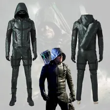 The Green Arrow Season 5 Oliver Queen Cosplay Costume Suit Men's Outfit