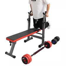 Adjustable Workout Bench, Foldable Bench Press Bench for Home Gym