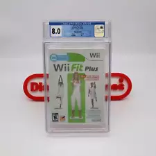 Nintendo Wii Game WII FIT PLUS - CGC GRADED 8.0 A! NEW & Factory Sealed!