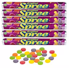 SPREE Original Rolls, Tart Sweet Hard Candies, 1.77-Ounce (Pack of 6) On Sale!