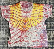 Vintage 80s Grateful Dead Parking Lot Tie Dye T Shirt XL Jerry Garcia Band Phish