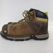 Caterpillar Excavator Superlite Waterproof Composite Toe Boots Mens Sz 8.5 M