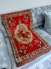 Unique Real Antique 150 Years Old Rug Carpet Super Decor Rug Livingroom Rug