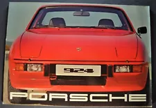 1977 Porsche 924 Prestige Catalog Sales Brochure German Text Nice Original 77