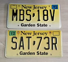 New Listing2 X New Jersey License Plates FREE SHIPPING