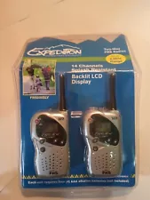 Expedition By Conair Silver FRS 2Miles 14Channels TwoWay Radio Walkie Talkie NIB