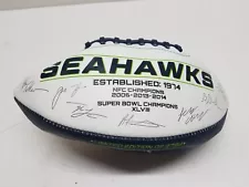 Seattle Seahawks Limited Edition Football w/ Autographs No COA