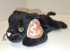 Ty Beanie Babies Velvet The Black Panther Cat With Tags