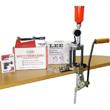 Lee 90928 Cast Iron Deluxe Turret Press 4 Hole W/Auto Index Reload Kit