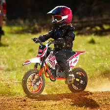 49cc 2-Stroke Kids Dirt Bike, Gas Power Motocross, Off Road Mini Motorcycle