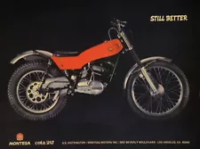 1975 Montesa Cota 247 Original Motorcycle Print Ad