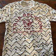 True Religion Men’s White Graphic Tee Shirt (s)