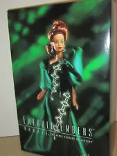 1996 Barbie Mattel Bob Mackie Jewel Essence Emerald Embers