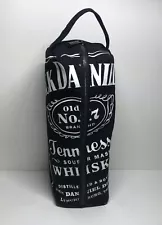 Jack Daniels Bottle Bag Tote Travel Tennessee Whiskey Canvas Toiletries 5th Dopp