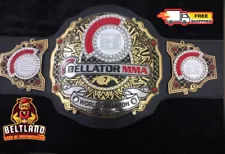 BELLATOR MMA World Champion Replica Title Belt Adult Size Zinc 2mm Leather