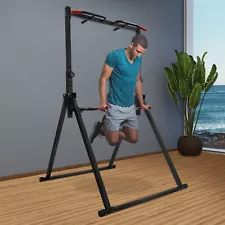 Adjustable Horizontal Bar Pull Up Dip Station Bar for Home Gym Strength Train