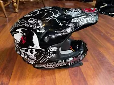 Metal Mulisha Shoei VFX-W Black Helmet Size Small Collectors Rare Great Cond.