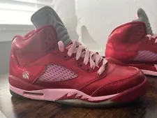 Nike Air Jordan 5 V Retro Red Valentines Day Women’s Size 7Y Youth Collectible