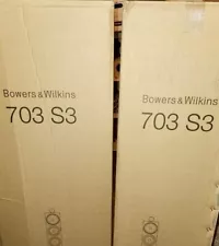 Pair Bowers & Wilkins 703 S3 New In Box - Original Owner - Reg $6,000