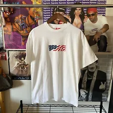 Vintage Supreme Box Logo T-Shirt 9/11 Target USA Flag