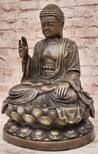 Handmade Fine Art: Shakyamuni Buddha Statue for Home Office Decor Artwork Sale