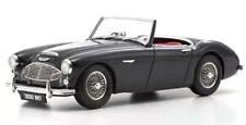 1/18 Austin Healey 3000 MKI Spider 1960 Black Diecast Model Car Kyosho 08149 BK