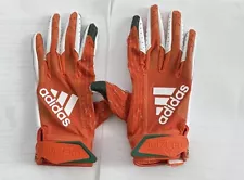 Adidas Miami Hurricanes Football Gloves