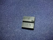 LEE ENFIELD FRONT SIGHT Split Base - Marked F +0.030 NOS