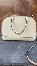 COUCH PURSE WHITE GOLD