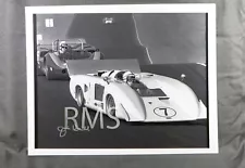 Jim Hall Autographed Pic of Surtees Chaparral 2H Riverside 1969 Discounted!