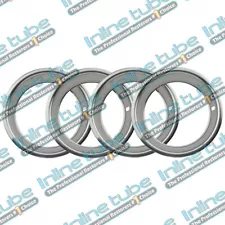 64-81 GM Chrome 15x7/8 2 7/8" Deep Wheel Rim Trim Beauty Rings Set of 4 Chevy