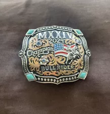 Trophy Rodeo Champion Belt Buckle Bull Rider Riding