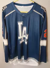 LOS ANGELES DODGERS / KINGS JERSEY SHIRT ADULT XL. SGA L.A. KINGS NIGHTS