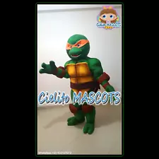 MICHELANGELO of ninja turtles Mascot Costume cosplay botarga halloween cartoon