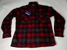 VTG NOS Pendleton 1960 Virgin Wool Plaid Flannel LS Button Board Shirt Men M NWT