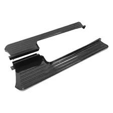 Black Steel Running Boards For 1953-1956 Ford F-100 F100 Pickup Truck Short Bed (For: 1953 Ford F-100)