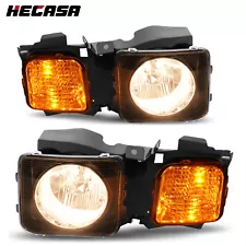 HECASA Headlights Driver & Passenger Side For Hummer H3 Sport Utility 2006-2010