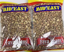 Fava Beans Medium size Fava 2 bkts 24oz Dried Beans 3lb total فول مدمس جاف