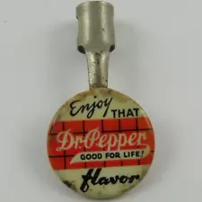 VINTAGE DR. PEPPER "GOOD FOR LIFE!" SODA ADVERTISING CELLULOID PENCIL TOPPER