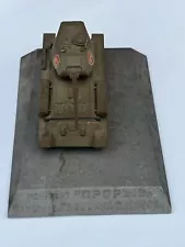 Original Ww2 Soviet Russian Memorial T-34 Tank Leningrad Nevsky Breakthrough