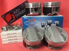 YCP B20 84.5mm High Compression Pistons + Rings kit Honda Acura