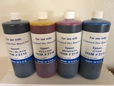 PREMIUM COMPATIBLE DYE BULK INK REFILL FOR EPSON ECO TANK PRINTERS (1,000ML)