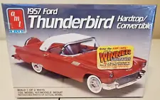 AMT 1957 Ford Thunderbird Hardtop/Convertible Kit #6516 Factory Sealed 1:25