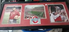 Ohio State History! 1st NCAA Playoff Champs Frame/Pics/Plaques 33x15 Beautiful