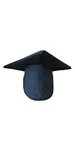 Adult Unisex Matte Black Graduation Grad Cap One Size