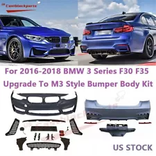 For 2016-2018 BMW 3 Series F30 F35 330I 320I Upgrade To M3 Style Bumper Body Kit (For: More than one vehicle)