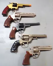 Vintage Metal Western Movie Prop Toy Gun Lot of 5