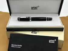 Mǒntblanc Resin Noir Black Signing Pen Rollerball Pen Black Silver Black onyx